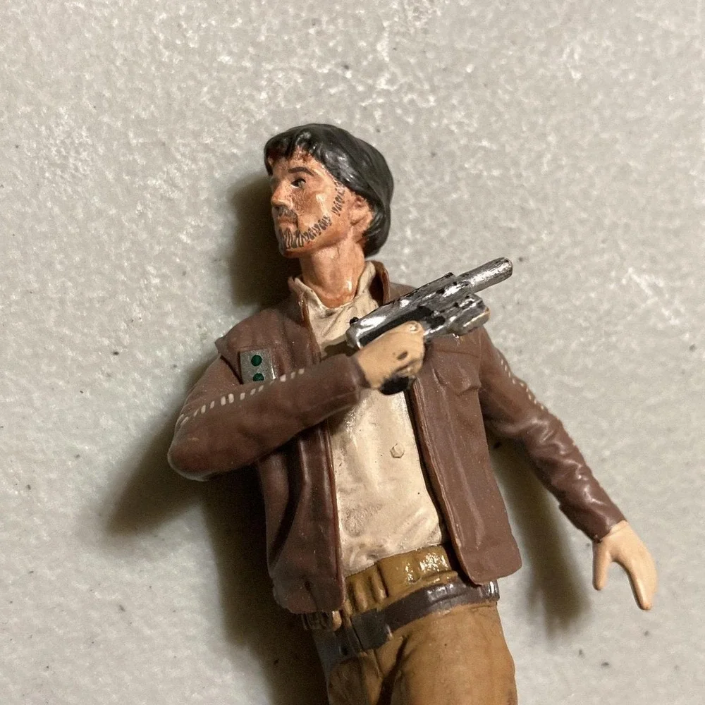 Star Wars Captain Cassian Andor Action Figure cake topper